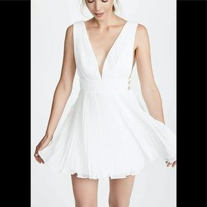 NWT Fame and Partners Briella Dress, White, Size 8